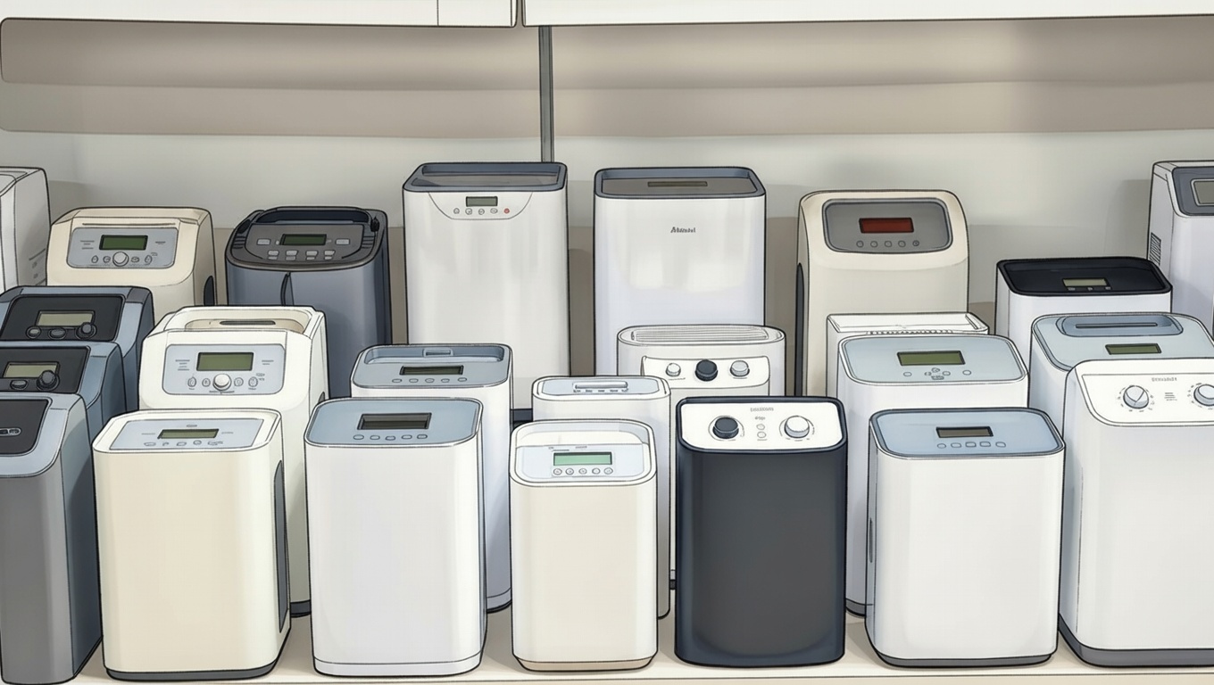 Panneau de contrôle déshumidificateur