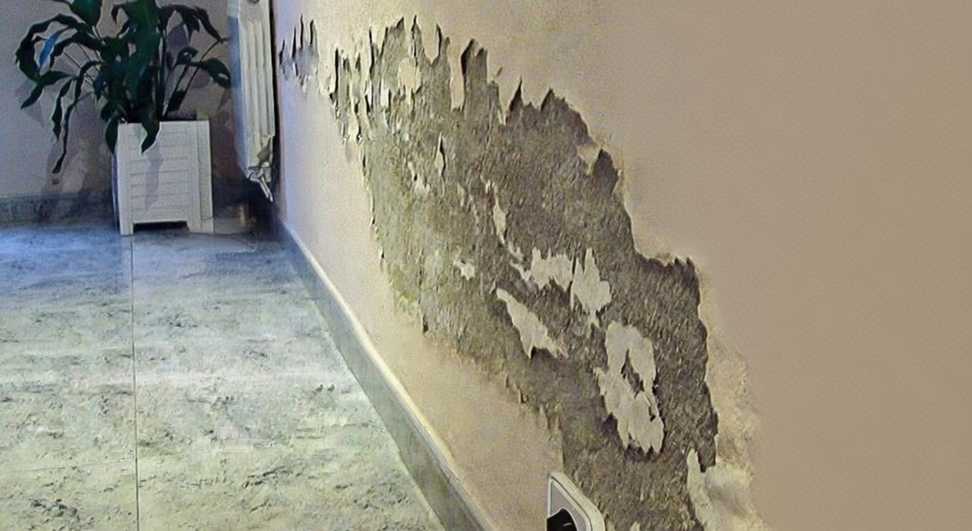 Infiltration d'eau mur